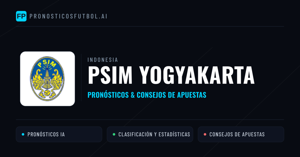 PSIM Yogyakarta Pronósticos y estadísticas
