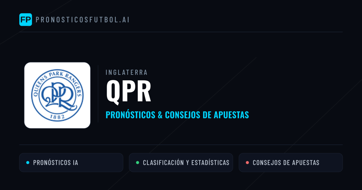 QPR Pronósticos y estadísticas