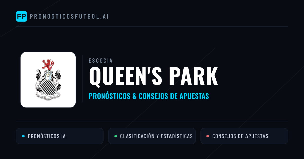 Queen's Park Pronósticos y estadísticas