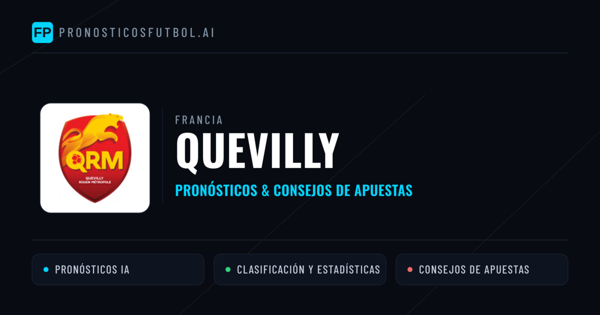 Quevilly Pronósticos y estadísticas