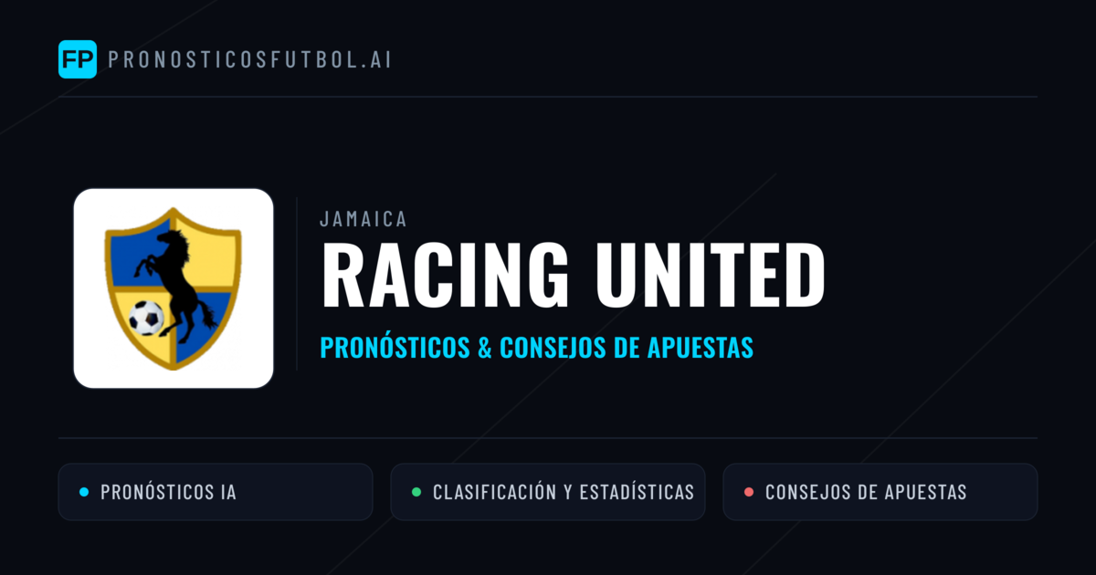Racing United Pronósticos y estadísticas