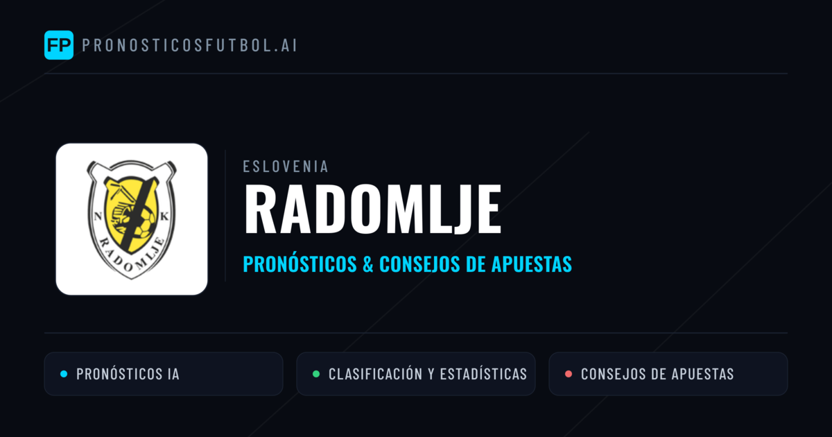 Radomlje Pronósticos y estadísticas