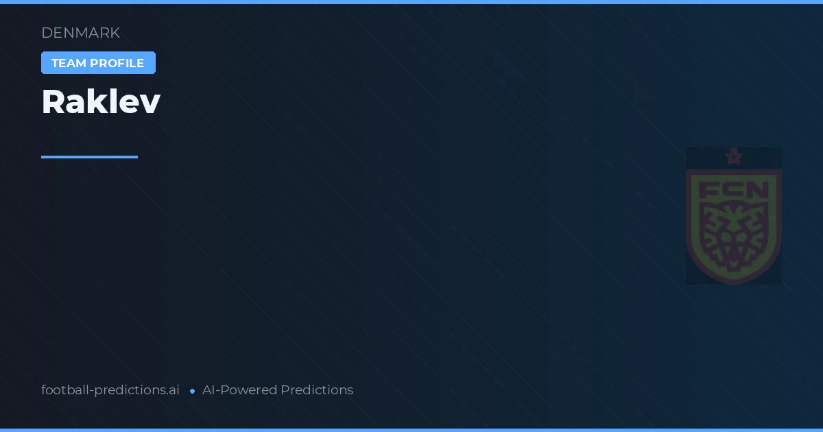 Raklev Pronósticos y estadísticas