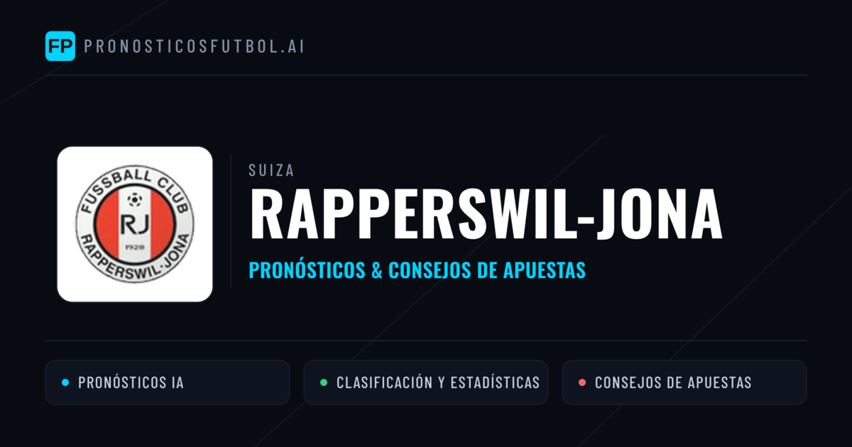 Rapperswil-Jona Pronósticos y estadísticas