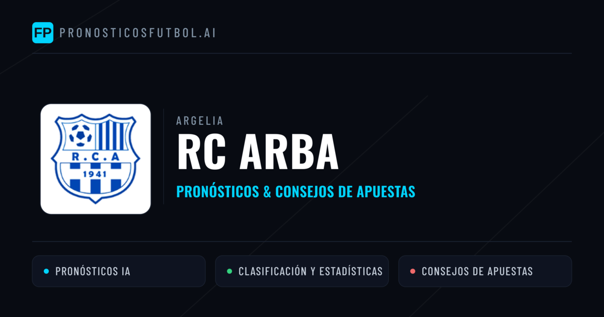 RC Arba Pronósticos y estadísticas