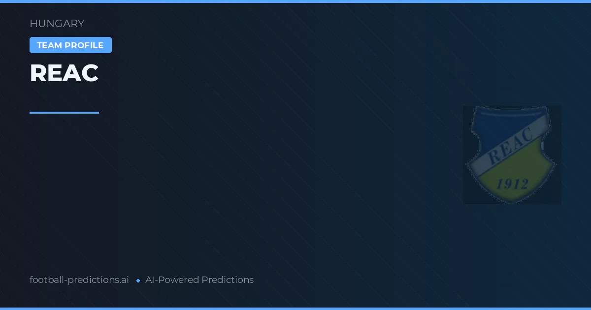 REAC Pronósticos y estadísticas