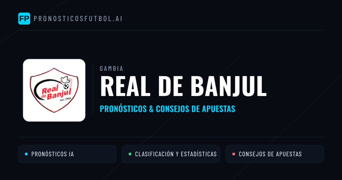 Real de Banjul Pronósticos y estadísticas