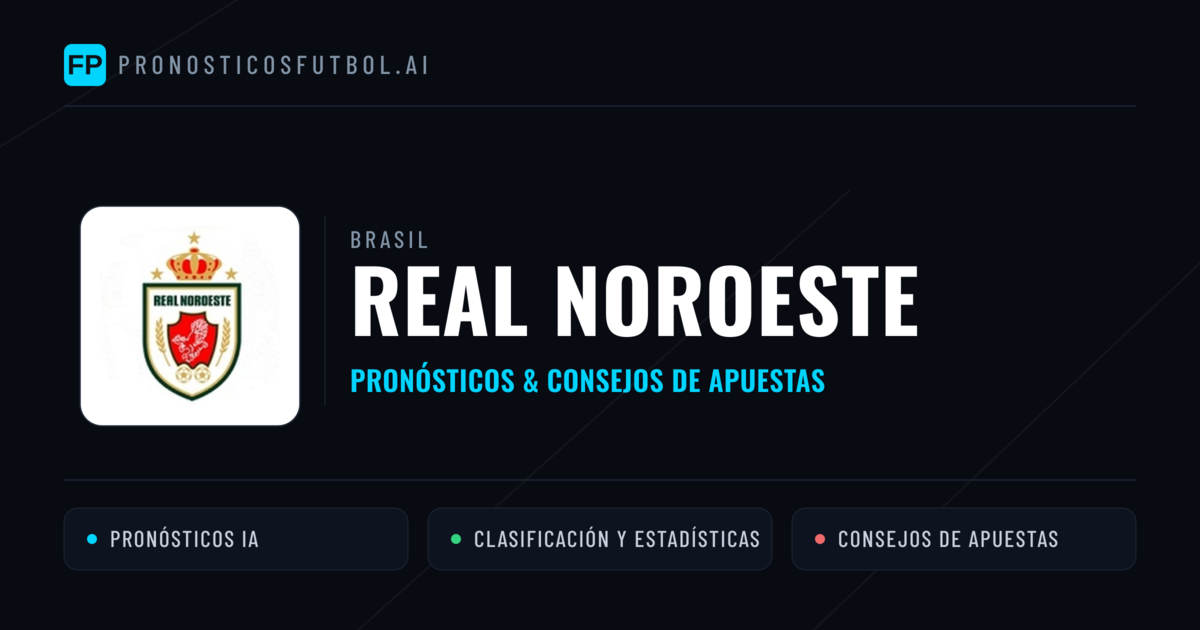 Real Noroeste Pronósticos y estadísticas