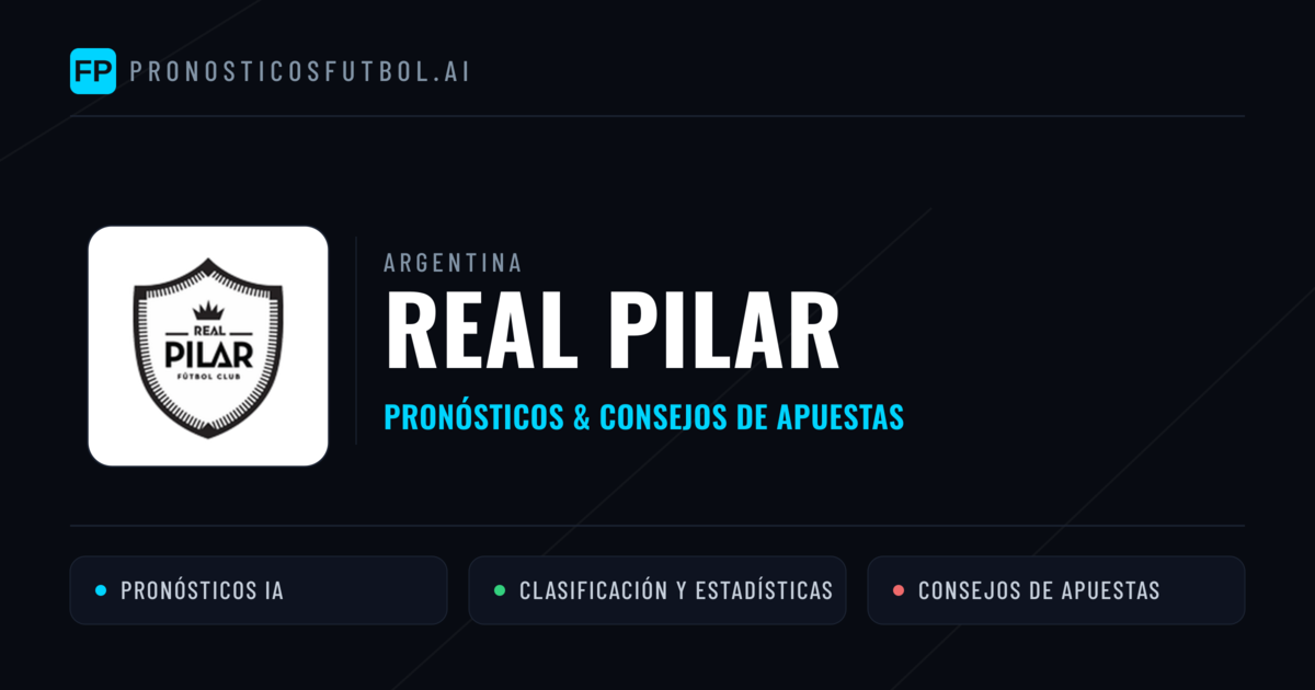Real Pilar Pronósticos y estadísticas