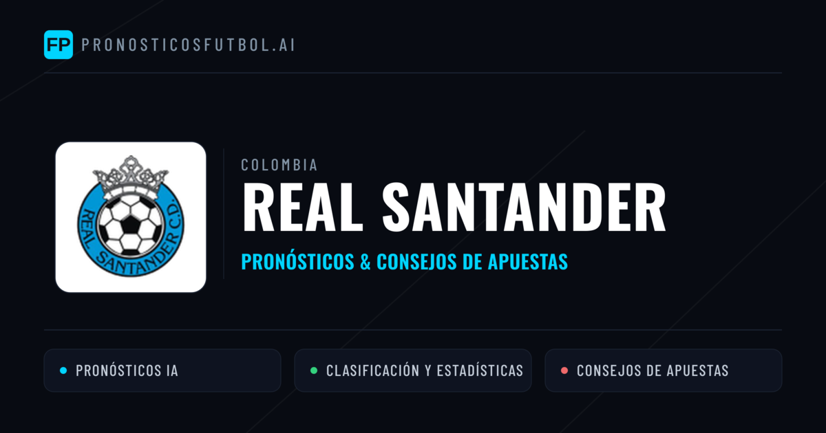 Real Santander Pronósticos y estadísticas