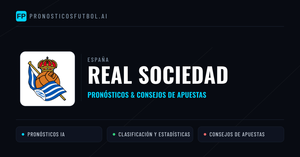 Real Sociedad Pronósticos y estadísticas