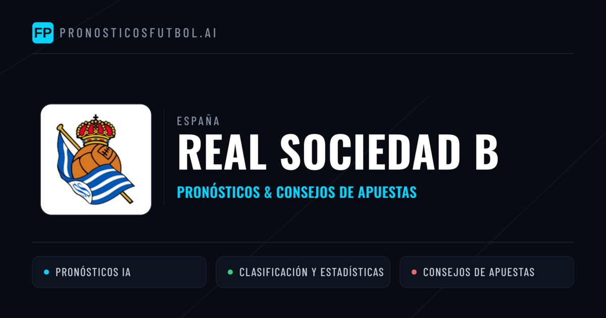 Real Sociedad B Pronósticos y estadísticas