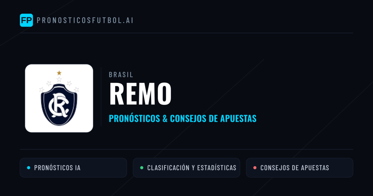 Remo Pronósticos y estadísticas