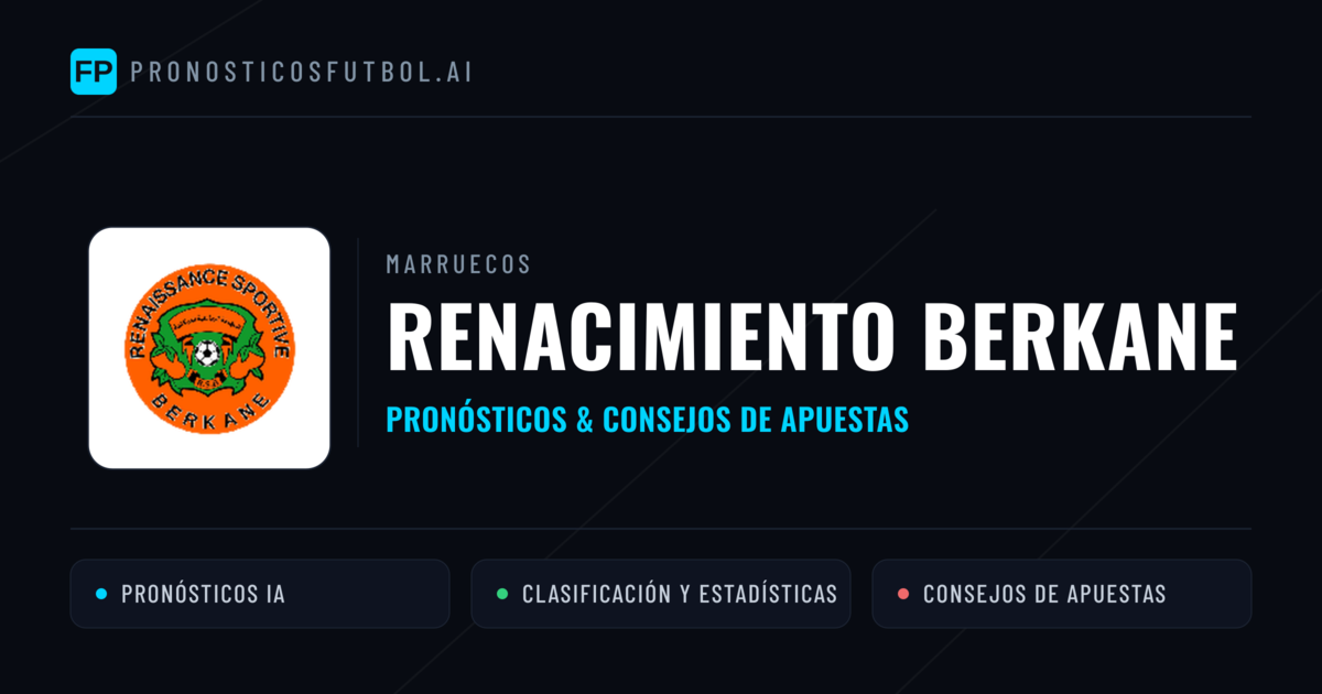 Renacimiento Berkane Pronósticos y estadísticas