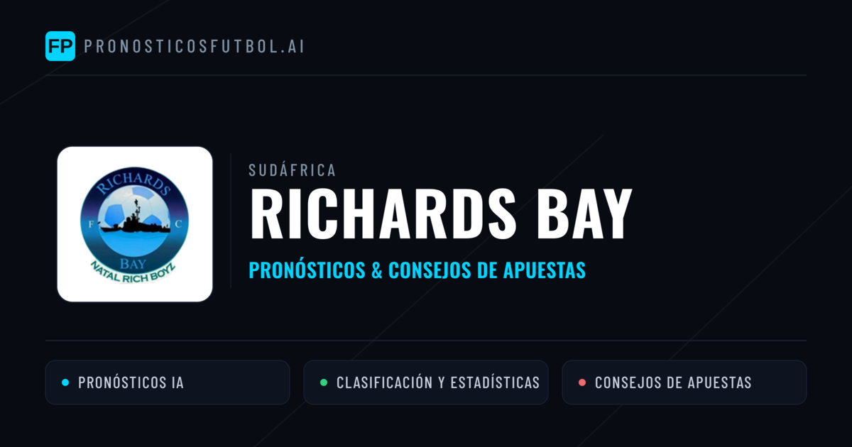 Richards Bay Pronósticos y estadísticas