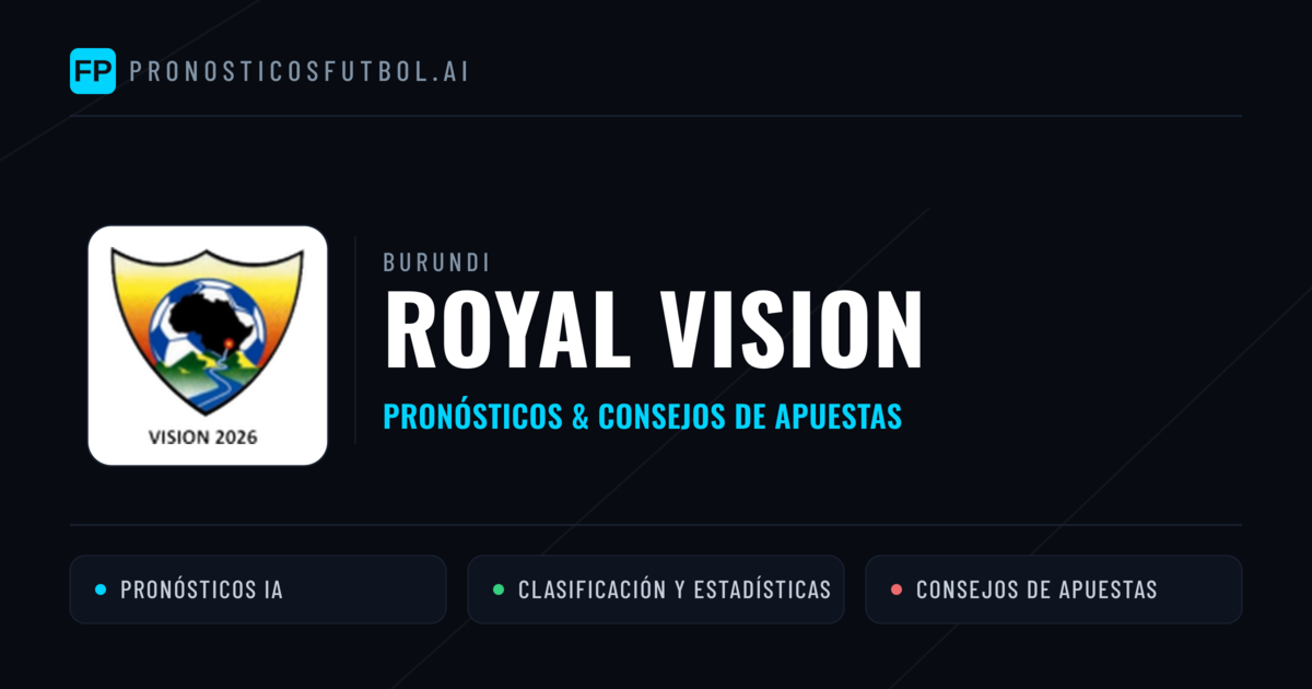Royal Vision Pronósticos y estadísticas