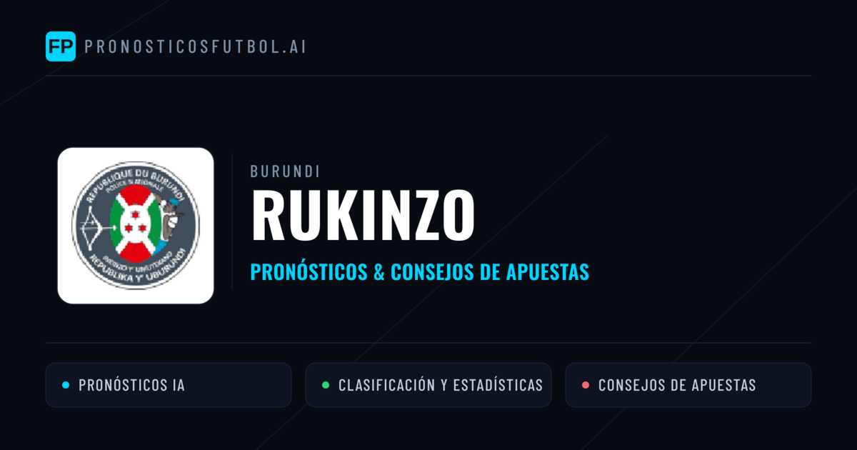 Rukinzo Pronósticos y estadísticas