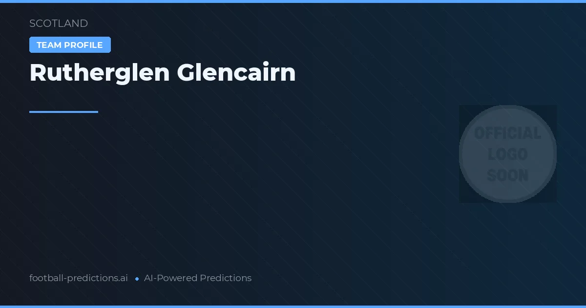 Rutherglen Glencairn Pronósticos y estadísticas
