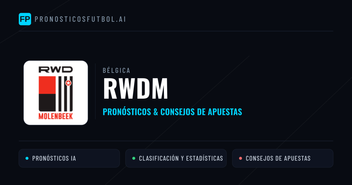 RWDM Pronósticos y estadísticas