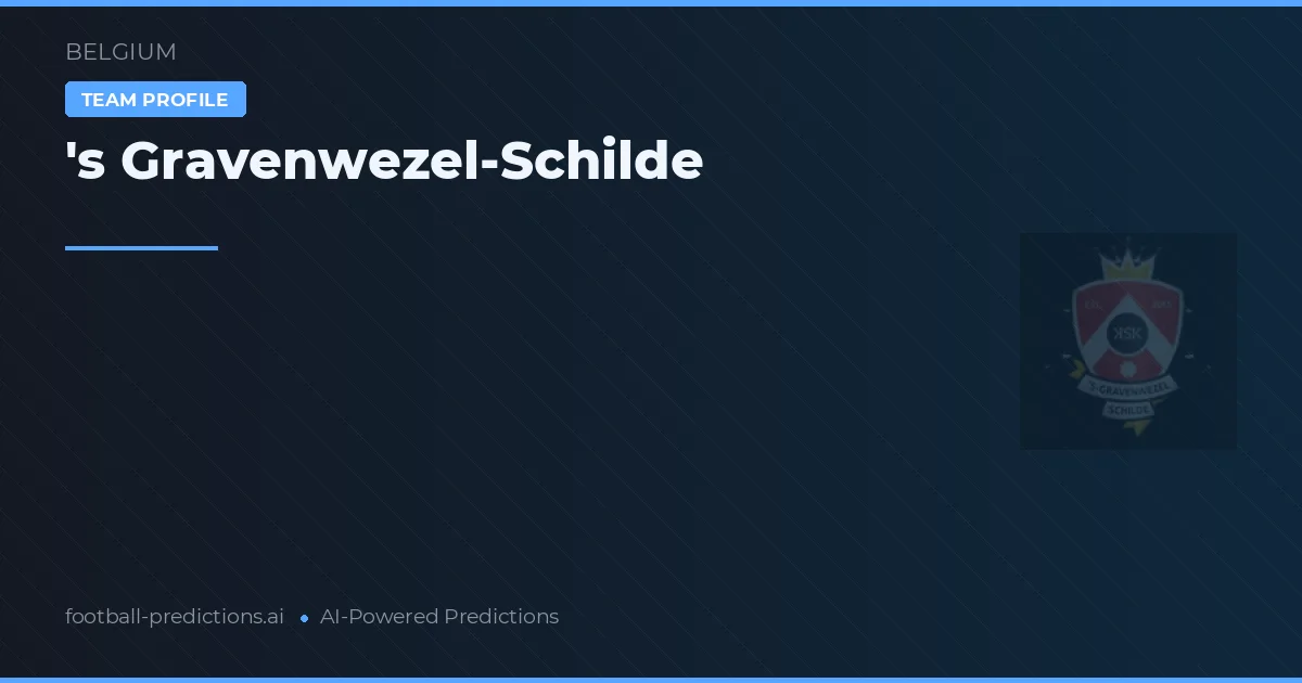 Schilde Pronósticos y estadísticas