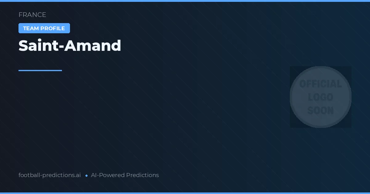 Saint-Amand Pronósticos y estadísticas