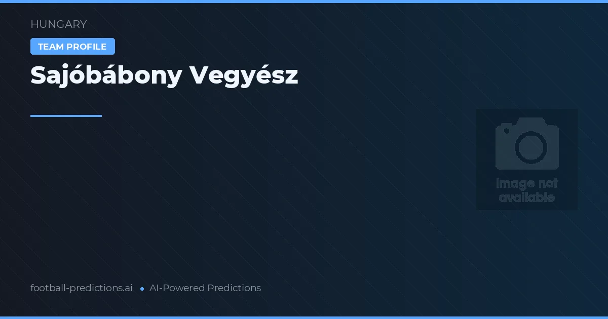 Sajóbábony Vegyész Pronósticos y estadísticas