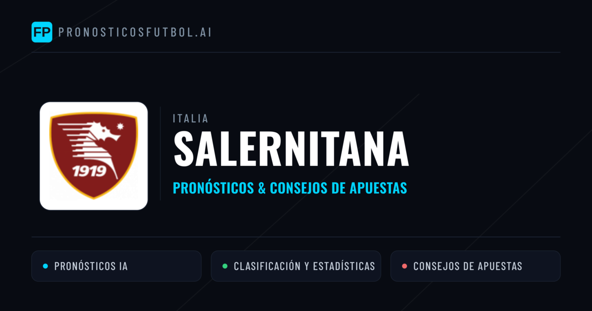 Salernitana Pronósticos y estadísticas