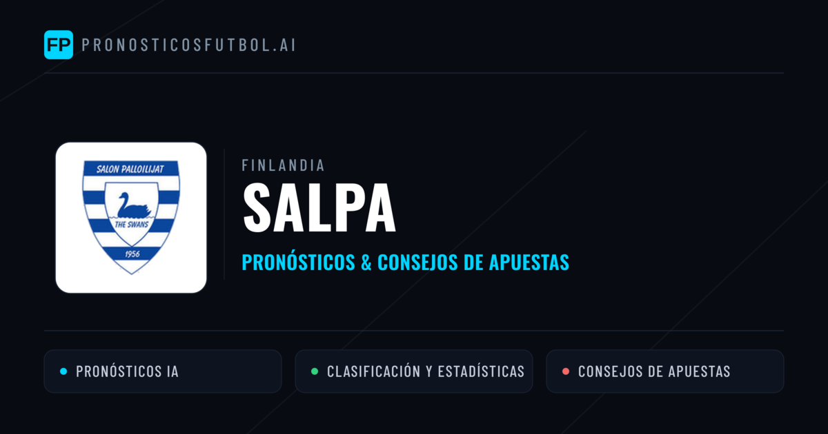 SalPa Pronósticos y estadísticas