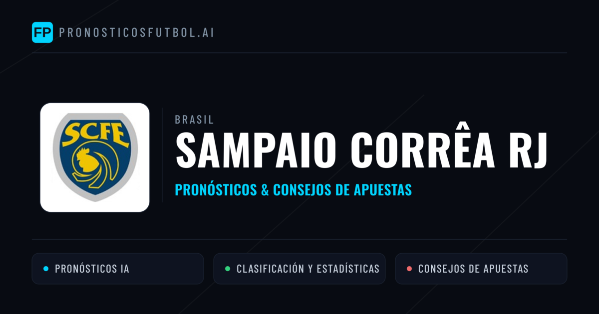 Sampaio Corrêa RJ Pronósticos y estadísticas