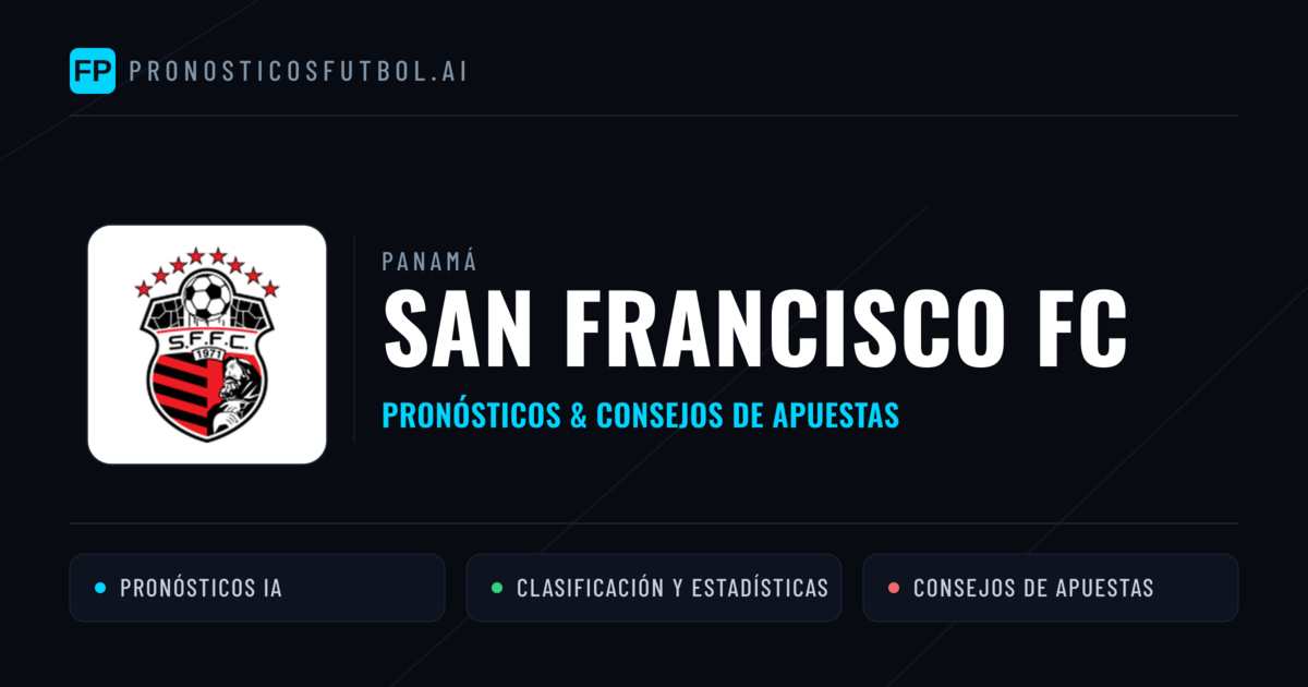 San Francisco FC Pronósticos y estadísticas
