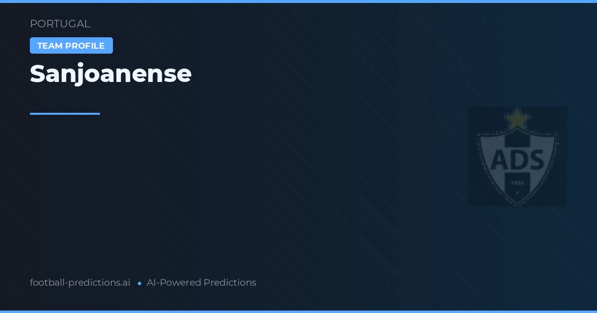 Sanjoanense Pronósticos y estadísticas