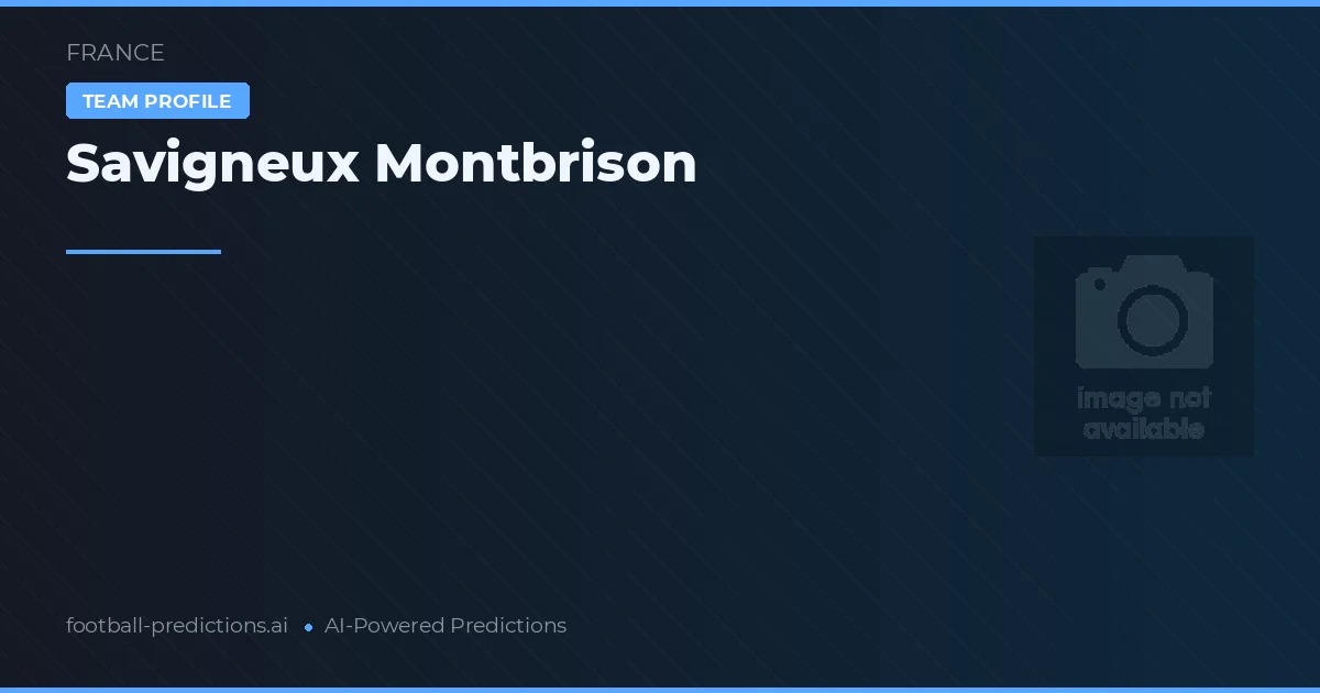 Savigneux Montbrison Pronósticos y estadísticas