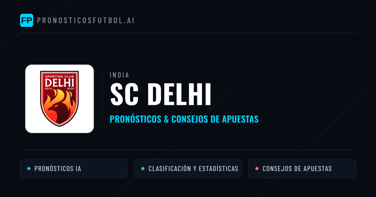 SC Delhi Pronósticos y estadísticas