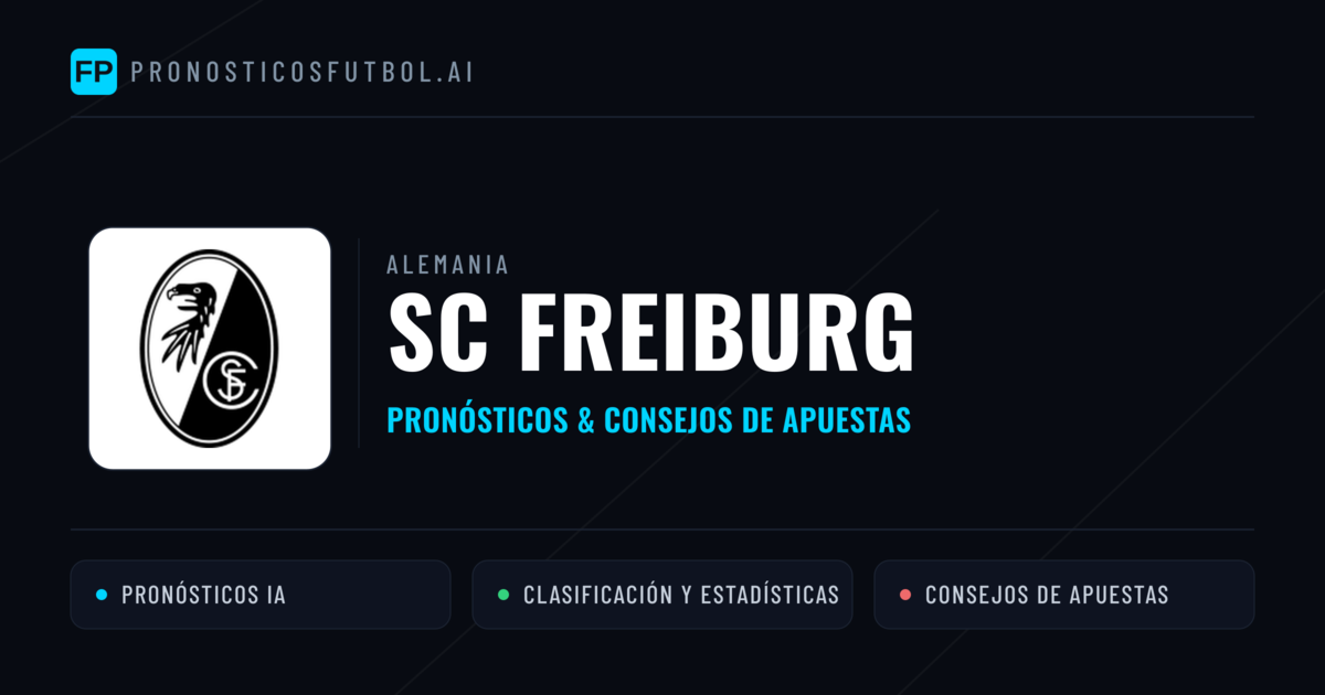 SC Freiburg Pronósticos y estadísticas