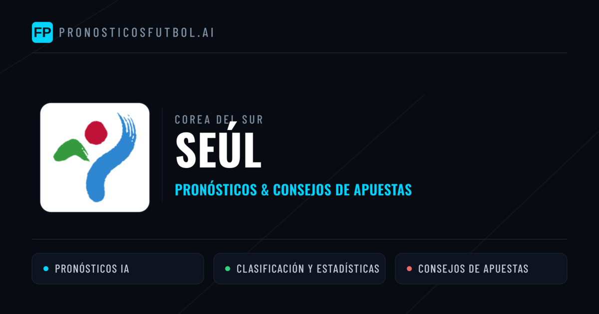 Seúl Pronósticos y estadísticas