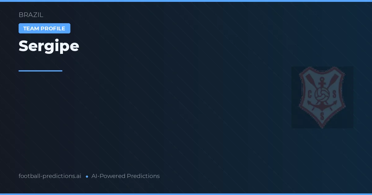 Sergipe Pronósticos y estadísticas