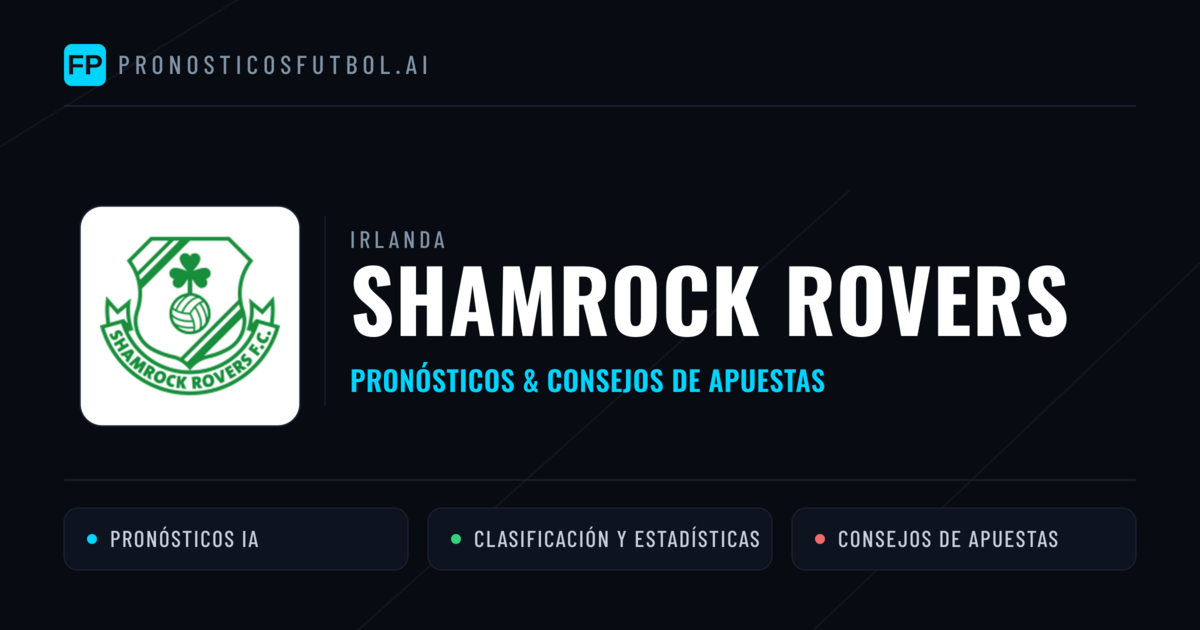 Shamrock Rovers Pronósticos y estadísticas