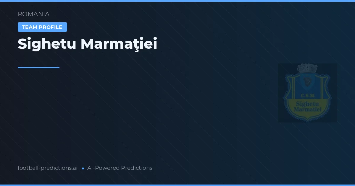 Sighetu Marmaţiei Pronósticos y estadísticas