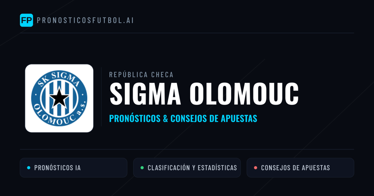 Sigma Olomouc Pronósticos y estadísticas