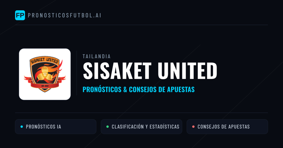 Sisaket United Pronósticos y estadísticas
