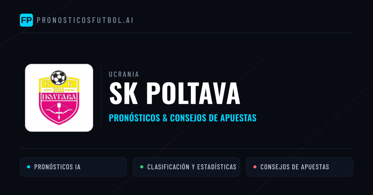 SK Poltava Pronósticos y estadísticas