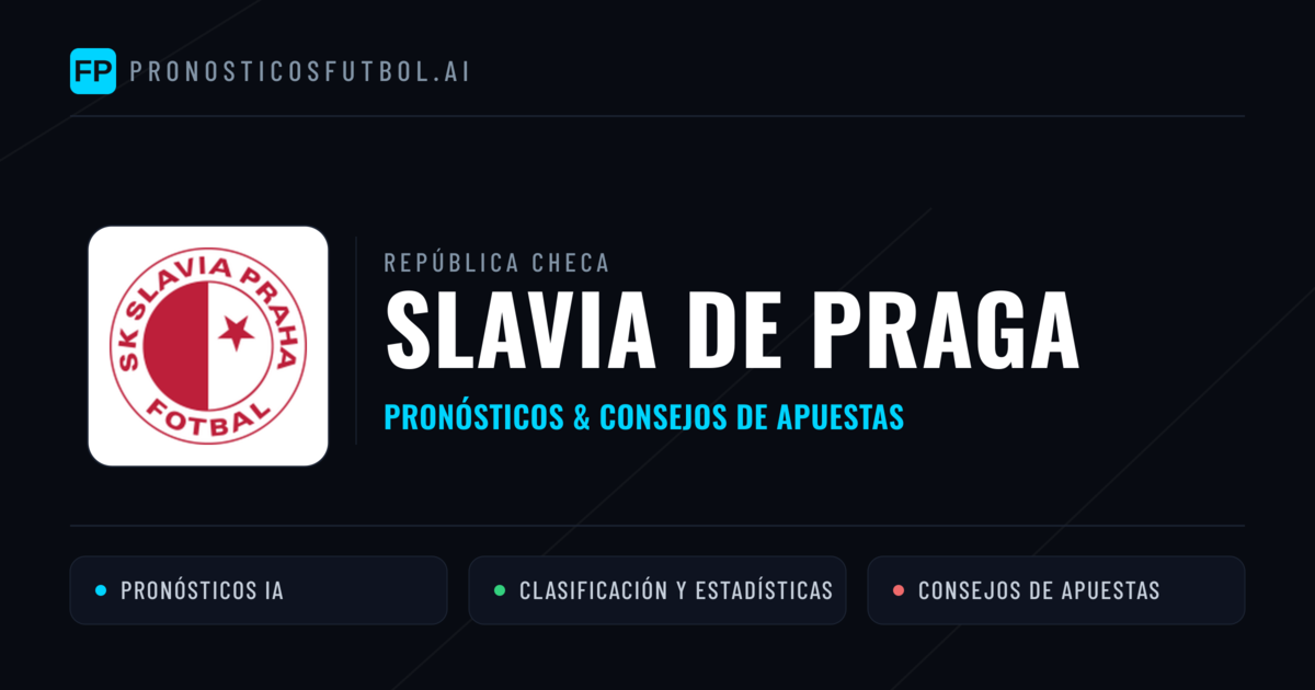 Slavia de Praga Pronósticos y estadísticas