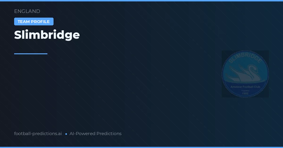 Slimbridge Pronósticos y estadísticas
