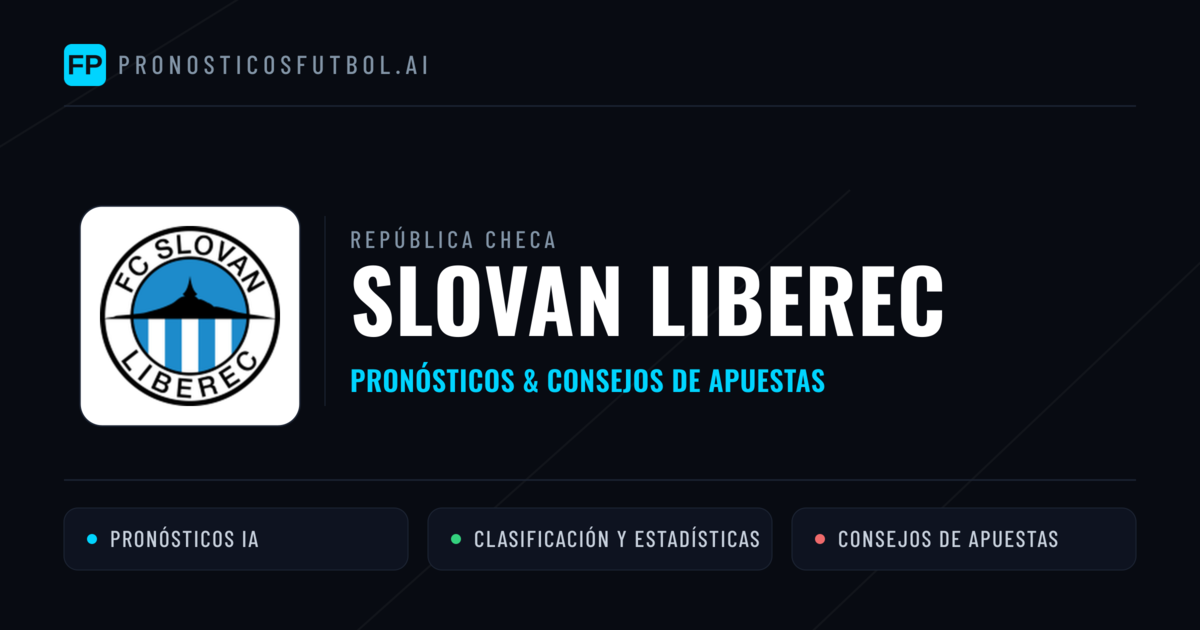 Slovan Liberec Pronósticos y estadísticas