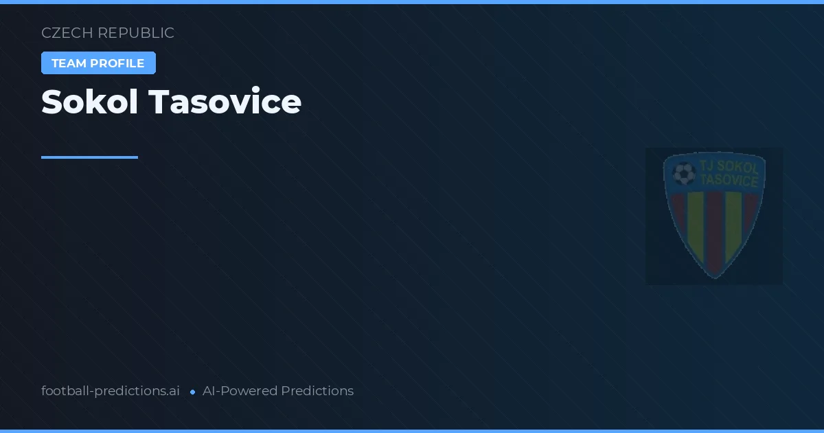 Sokol Tasovice Pronósticos y estadísticas