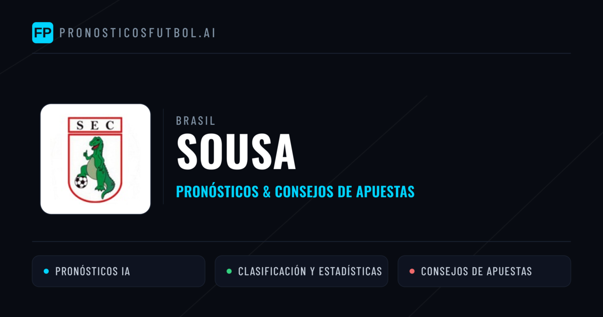Sousa Pronósticos y estadísticas