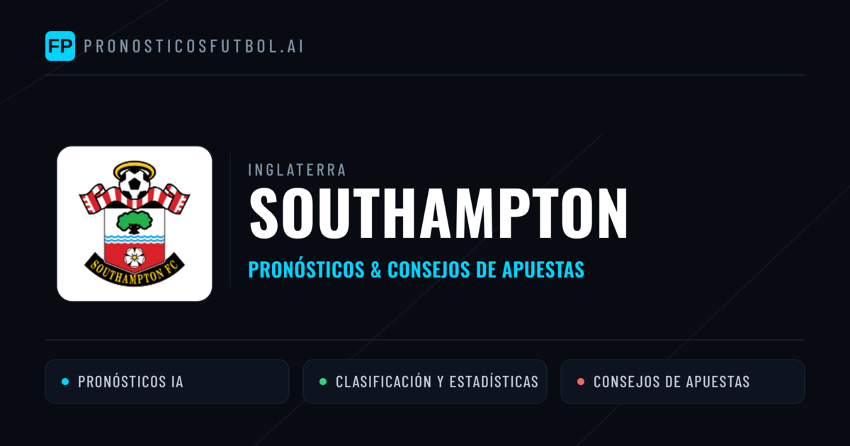 Southampton Pronósticos y estadísticas