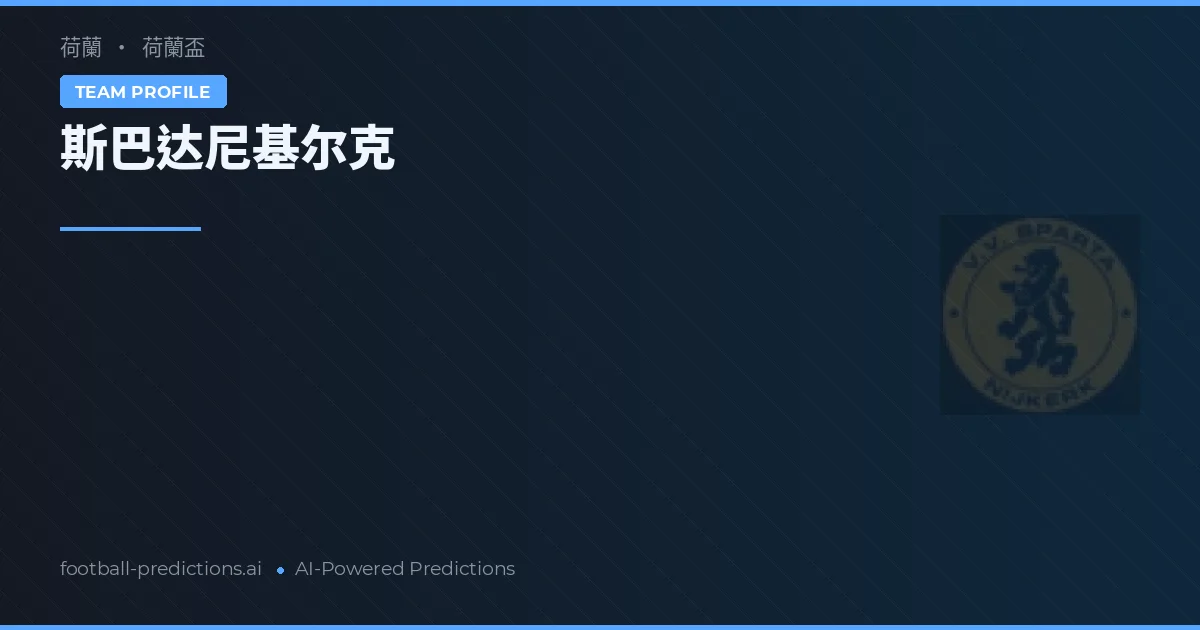 Sparta Nijkerk Pronósticos y estadísticas