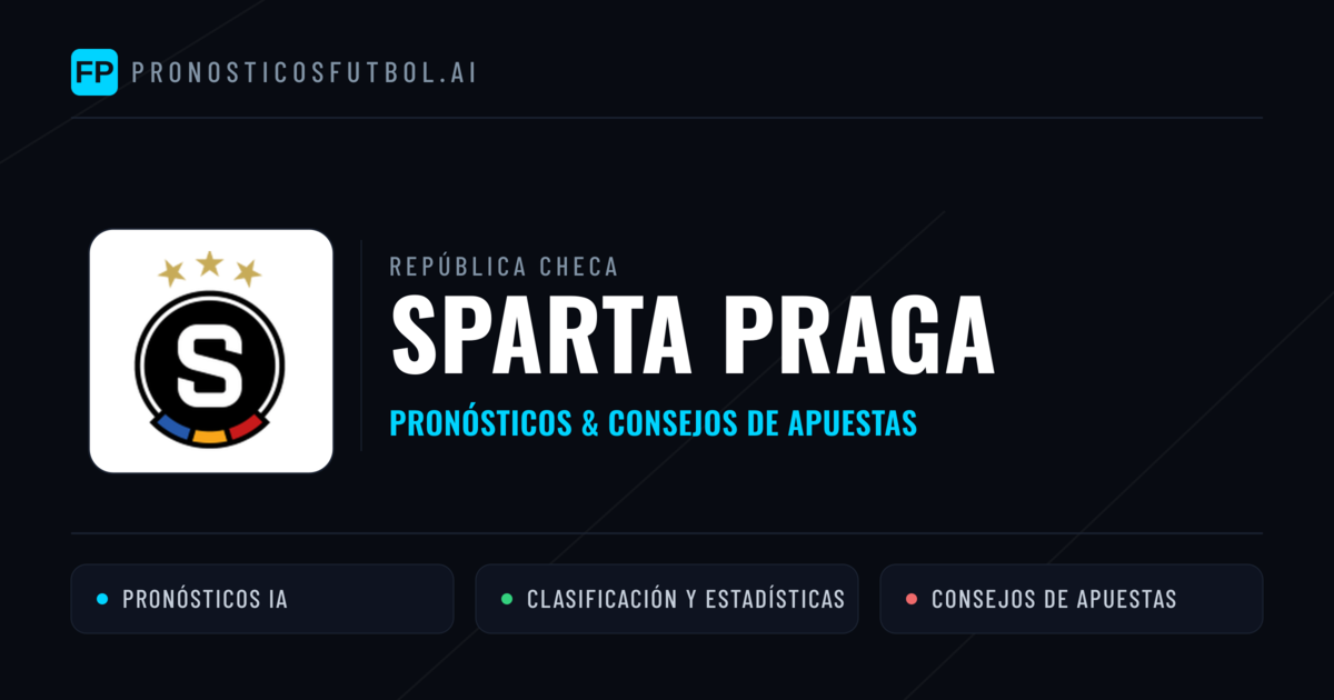 Sparta Praga Pronósticos y estadísticas