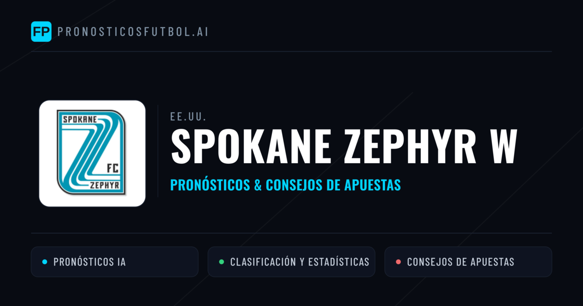 Spokane Zephyr W Pronósticos y estadísticas